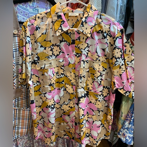 Spell Aloha blouse NWOT size L - Picture 2 of 3